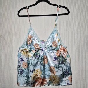 Women's Lilac + London Satin Chemise Size XL